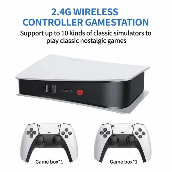 HD Output Retro Classic Gaming Console Wireless Controller Arcade Game Station with PS5 style 3D 4K Video Game Consoles for ps5 - Imagen 3