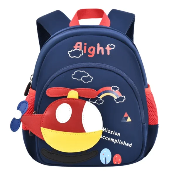 Mochila Infantil Divertida de Dibujos Animados Viaje Escolar Portátil de Gran Capacidad - Imagen 6