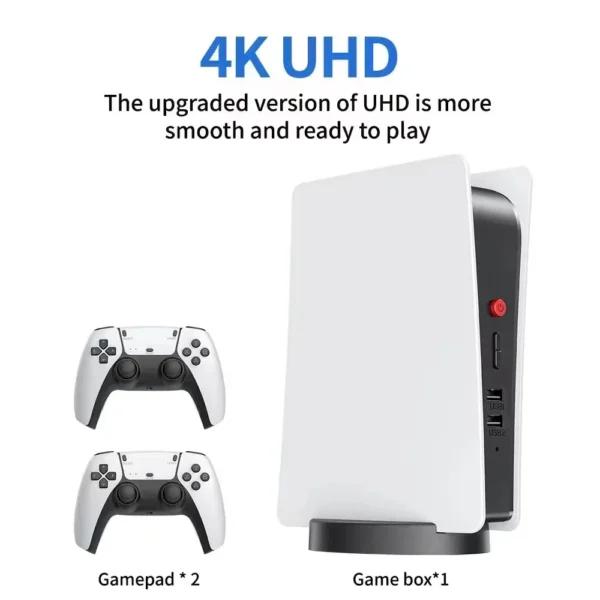 HD Output Retro Classic Gaming Console Wireless Controller Arcade Game Station with PS5 style 3D 4K Video Game Consoles for ps5 - Imagen 2