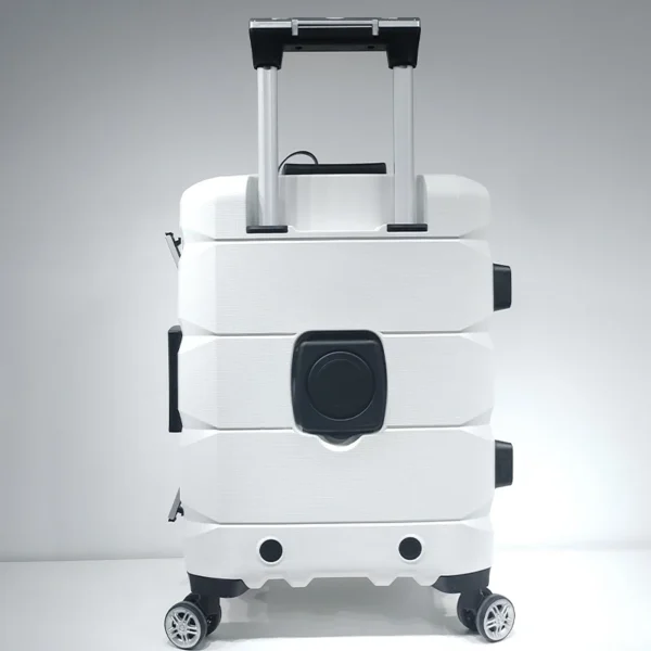 Guangdong PP 360 Grado Lado Duro Equipaje De Mano Estilo De Viaje De Negocios Trolley De Equipaje Con Portavasos - Imagen 2