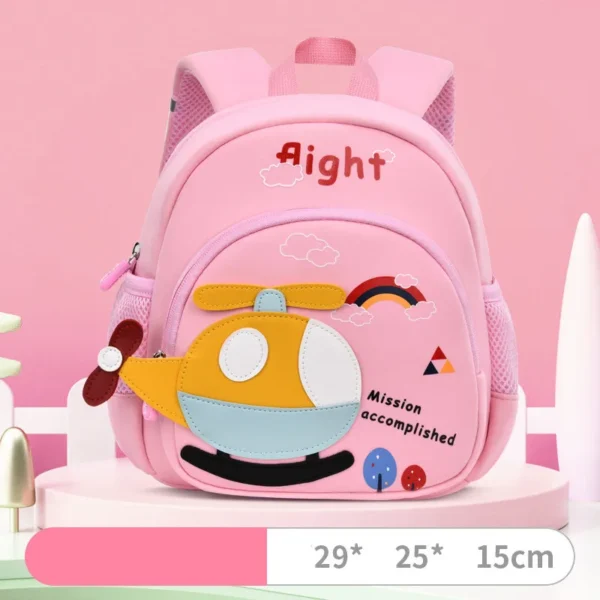 Mochila Infantil Divertida de Dibujos Animados Viaje Escolar Portátil de Gran Capacidad - Imagen 4