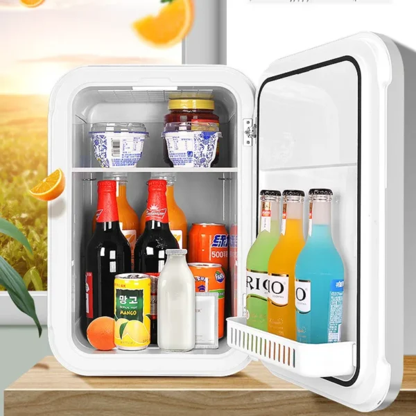 22L Refrigerador Pequeño Coche CB Ce Compresor Comercial GS USB Plástico Coche y Casa Pequeño Hogar Mini