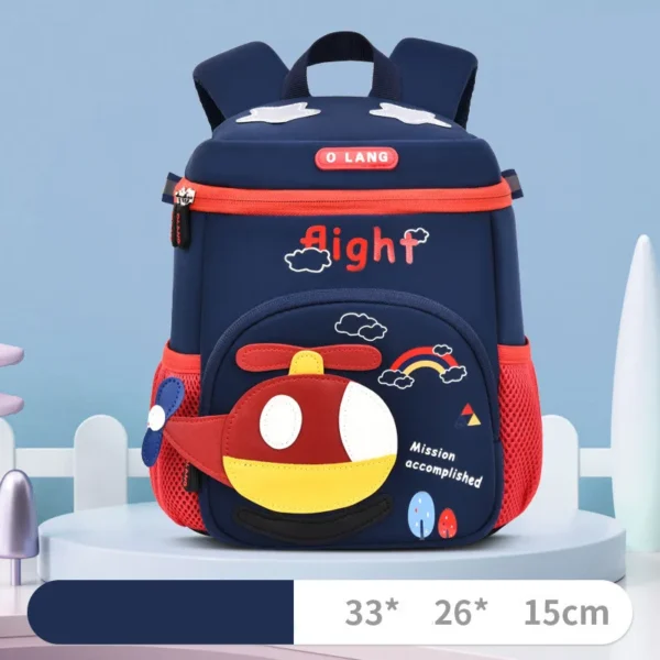 Mochila Infantil Divertida de Dibujos Animados Viaje Escolar Portátil de Gran Capacidad - Imagen 2