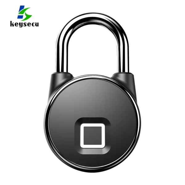 Candado de Huella Dactilar Keysecu K-P22: Seguridad Moderna y Estilo Vanguardista con Potencia USB y Capacidad Impermeable